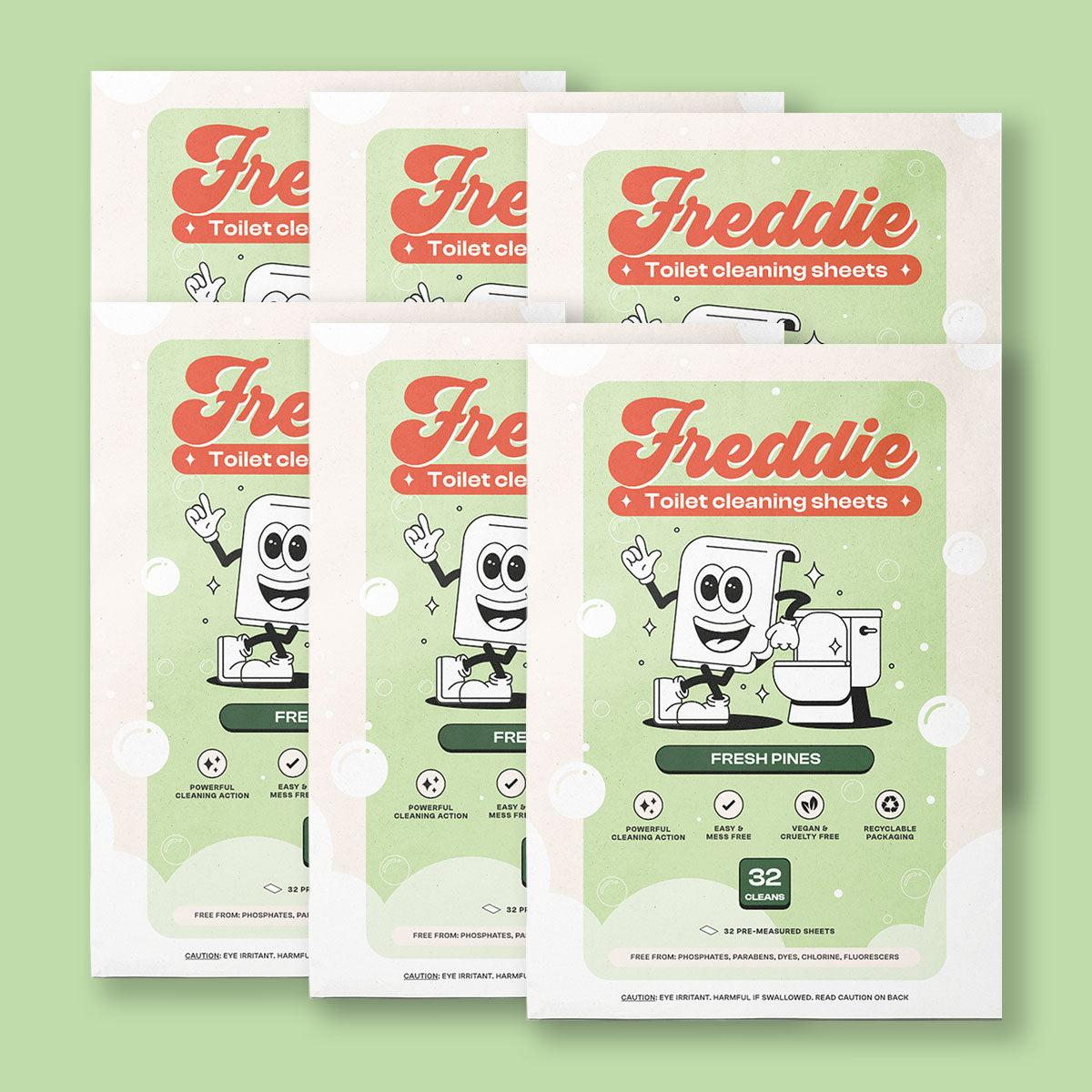 6x Toilet Cleaning Sheets - Special Offer
