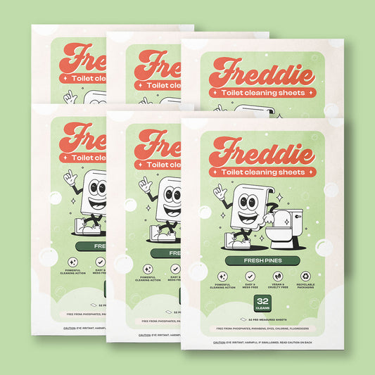 6x Toilet Cleaning Sheets